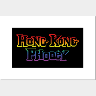 Hong Kong Phooey Titles (rainbow effect) Posters and Art